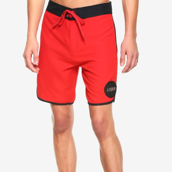Hot Topic Other - Hot Topic IT Loser/Lover Red Black Men Swim Trunks Men Sz Small